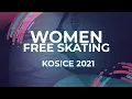 Adeliia Petrosian RUS | WOMEN FREE SKATE PROGRAM | Kosice Week 3 – 2021 #JGPFigure
