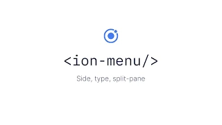 Ionic Components Menu