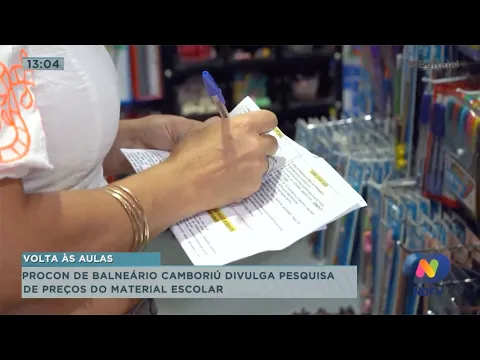 Procon de Balneário Camboriú divulga pesquisa de preços do material escolar