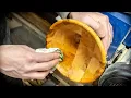 Woodturning alder brick Nut Bowl with interesting pattern
