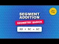 Segment Addition Postulate Explained Geometry Basics