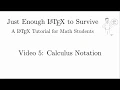 Just Enough LaTeX to Survive - 05