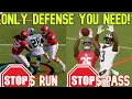 Best Defense Madden NFL 23 Best Blitz Base Defense STOPS RUN PASS Gameplay Tips Tricks
