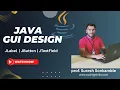 ava GUI Design Tutorial JFrame JButton JLabel JTextField setBounds Swing Beginners