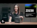 Vídeo Impressora de Etiquetas Zebra ZD230 203 DPI - USB e Ethernet com Peel Off