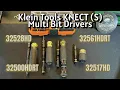 Tool Check Klein KNECT S Multi Bit Drivers 32528 32500 RT 32561 RT 32517