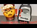 How to Open a Master Lock Box with a Soda Can