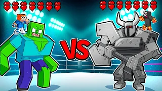 I pranked my friend in the MINECRAFT FIGHTING COMPETITION!