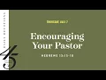 Encouraging Your Pastor - Daily Devotional