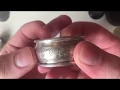 Antique Silver Napkin Ring Hallmarks 1935 J R Griffin Chester