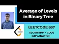 Average of Levels in Binary Tree C Leetcode Solution 637
