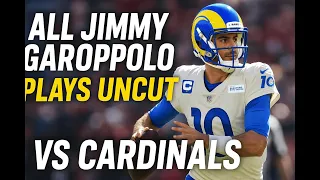 Jimmy Garoppolo All Plays vs Arizona Cardinals Full Uncut Game Reel