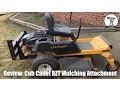 Review Cub Cadet RZT 50 Mulching Attachment Install