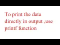 first program Printf program in c language using turbo-c
