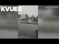 Truck crashes into highway sign on I-35 near New Braunfels