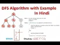 Depth First Search DFS Algorithm in Hindi with Example