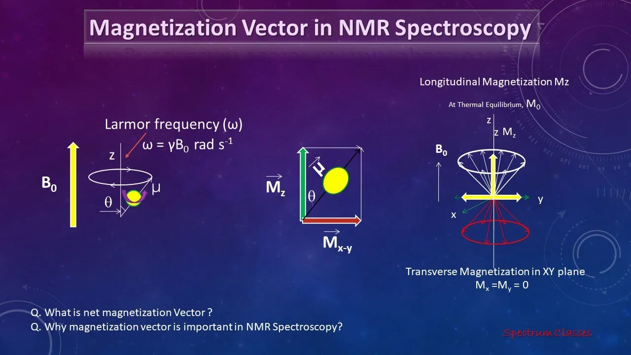 Net Magnetization Vector in NMR Spectroscopy |with easy explanation|