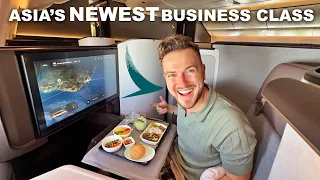 Cathay Pacific BRAND NEW Business Class This is SO Good