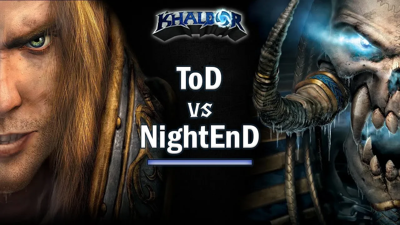 ► WarCraft 3 - ToD vs. NighEnD (Human vs. Undead) - Ladder match