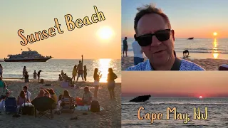 Sunset Beach Cape May NJ A Perfect Evening by the Shore