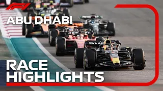 race highlights 2023 abu dhabi grand prix