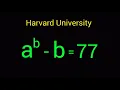 Download Lagu Harvard University Admission Interview Tricks | a=? \u0026 b=?