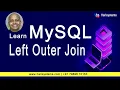 Left Outer Join in SQL JOINS Tutorial Learn Joins Harisystems