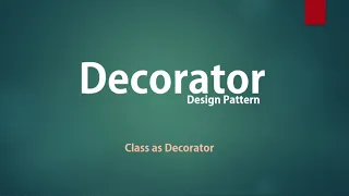 03 - Python Decorator Part 3 Class as python Decorator