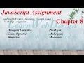 JavaScript full course JavaScript Tutorial Chapter 8 - JavaScript Assignment