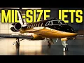 Top 7 Medium Size Private Jets Price Specs on YT