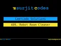 Robot Room Cleaner Leetcode
