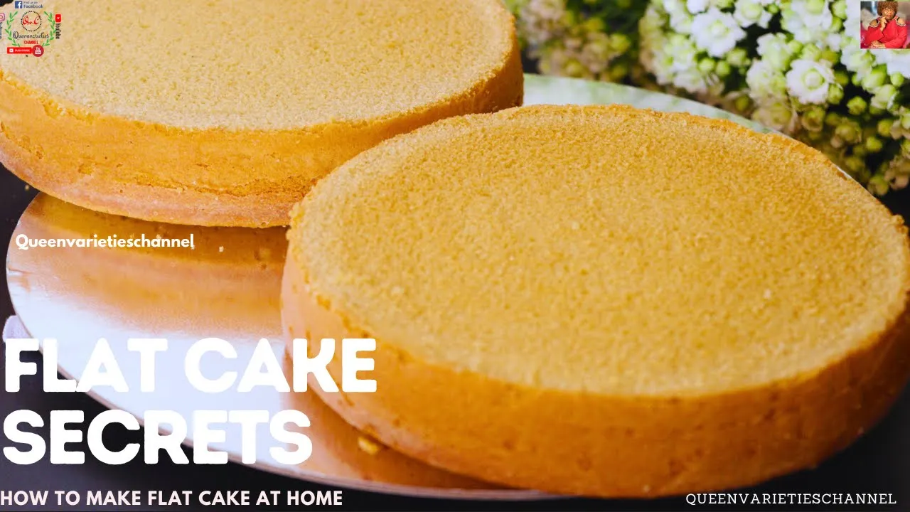 BEST VANILLA CAKE RECIPE IN THE OVEN   Moist & Fluffy Vanilla Flat Cake Layers!