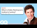 Eddie Redmayne Replies to Fans on the Internet Actually Me GQ