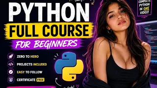 Python Full Course for Beginners Learn Python from Scratch 2026