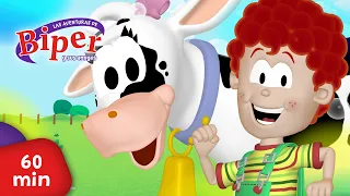 Cuidadito 🔍 Vaquita Tita 🐄  y Mas Canciones Infantiles Para Jugar 🥳 | Biper y sus amigos 🎈
