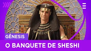 Shareder e Atarum são convocados para o banquete de Sheshi | Gênesis