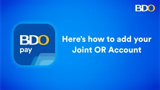 How to add Joint OR account