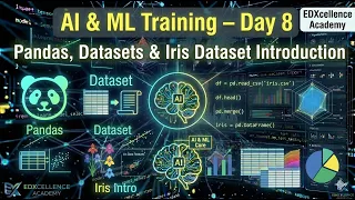 AI ML Training - Day 8 Pandas Datasets Iris Dataset Introduction EDXcellence Academy