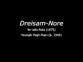 Download Lagu Dreisam-Nore for Solo Flute (1975)