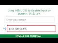 KH Publishing How to create shake animation on invalid input using HTML CSS