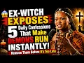 EX-WITCH EXPOSES 5 Daily Confessions Every Christian Should Declare Powerful Bible-Based