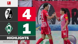 Dominant Win! | SC FREIBURG - WERDER BREMEN | Highlights Matchday 1 Bundesliga 26/27