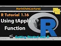tApply Function in R R Tutorial 1 16 MarinStatsLectures