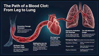 How a Blood Clot Travels From Leg to Lung (DVT to PE)