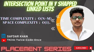 IntersectionPointInYShappedLinkedLists LinkedList java PlacementPreparationSeries FullExplnWithCode