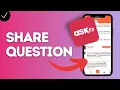 How to share questions and answers on Ask fm