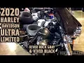 2020 HARLEY-DAVIDSON ULTRA LIMITED IN RIVER ROCK GRAY AND VIVID BLACK