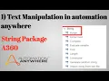 Text Manipulation in Automation Anywhere A Complete Guide
