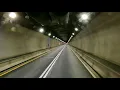 Southbound through the Lehigh Tunnel on the PA Turnpike