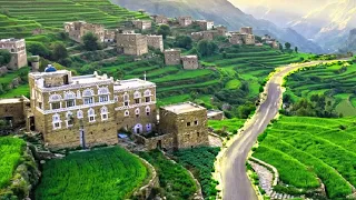 مشتاق ياصنعاء باعود من الغربة - اروع طرب يمني اصيل / علا المناظر طريق اليمن حصرياء HD